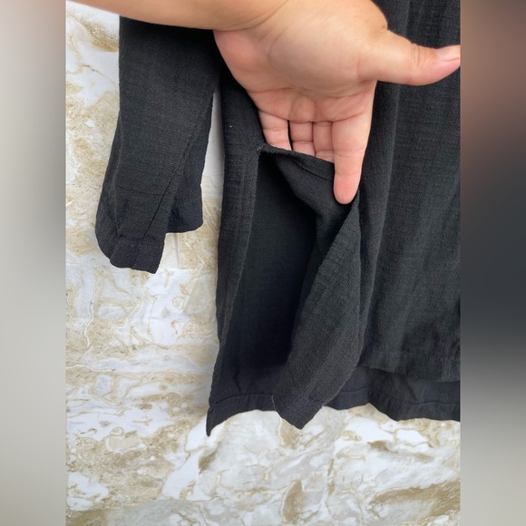 Eileen Fisher button up tunic size large - Picture 5 of 8